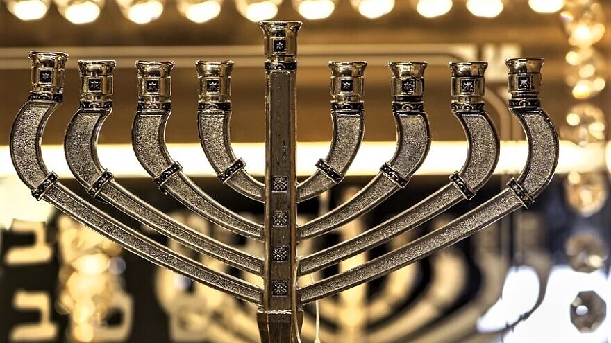 Hanukkah menorah. Credit: Pixabay.