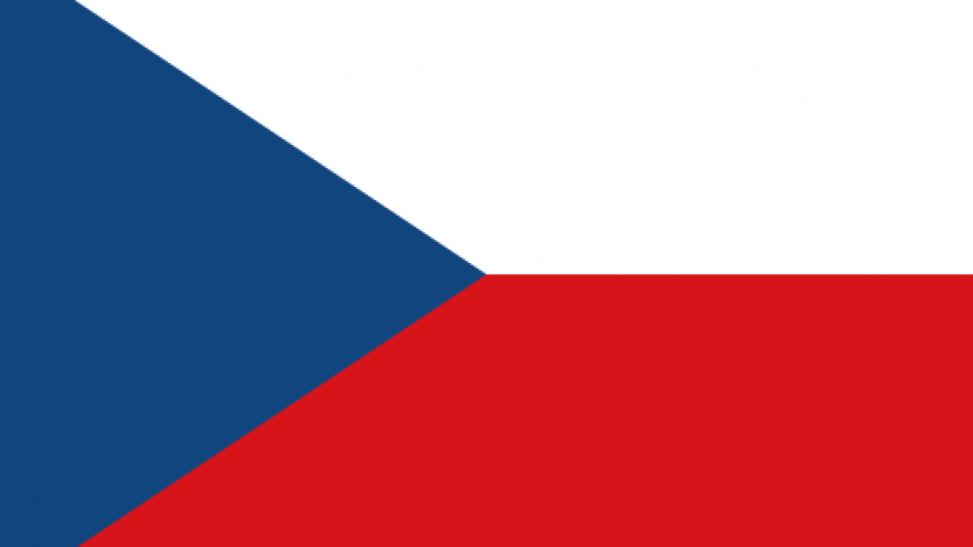 Flag of the Czech Republic. Credit: Wikimedia Commons.