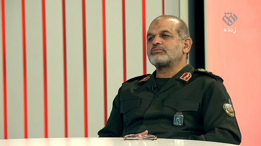 IRGC Brig. Gen. Ahmad Vahidi, who formerly served as Iran's Defense Minister and as commander of the IRGC's notorious Quds Force, is interviewed by Iran's Ofogh TV on Nov. 28, 2020. (MEMRI)