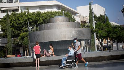 Dizengoff Square in Tel Aviv, Oct. 21, 2020. Photo by Miriam Alster/Flash90.