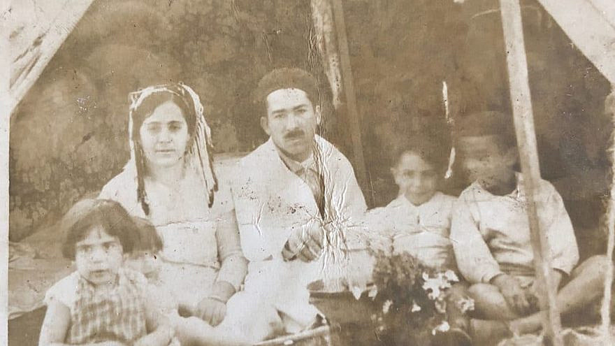 David Suissa's mother, seated left, at a pilgrimage with her family in Morocco, around 1938. Credit: Courtesy.