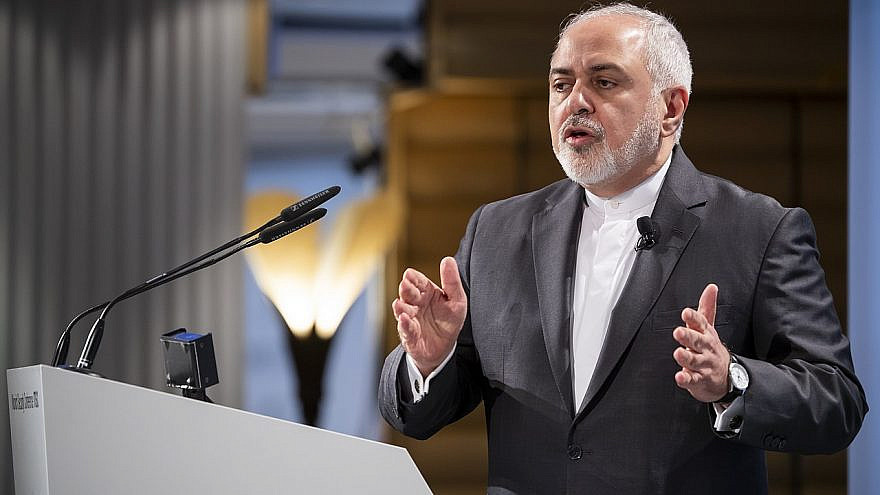 Iranian Foreign Minister Mohammad Javad Zarif at the Munich Security Conference in 2019. Credit: Wikimedia Commons/Balk/MSC.