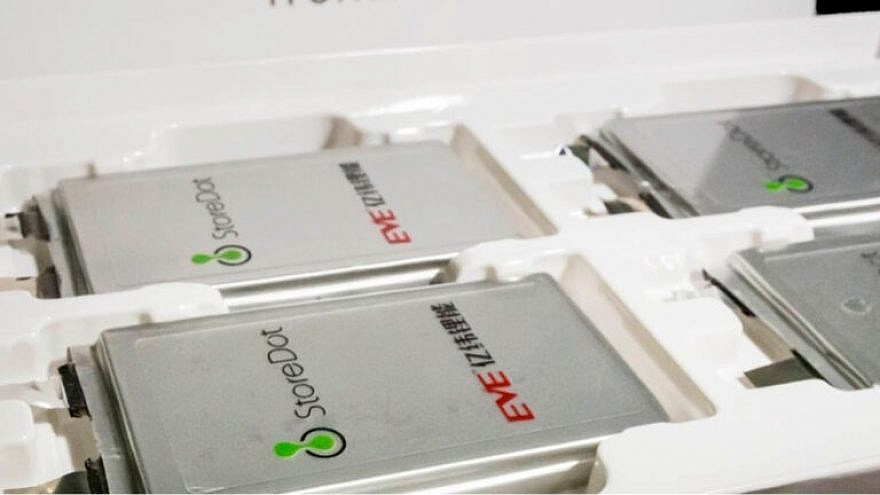 Israeli startup StoreDot's Fast-charge battery. Photo: Courtesy of StoreDot.
