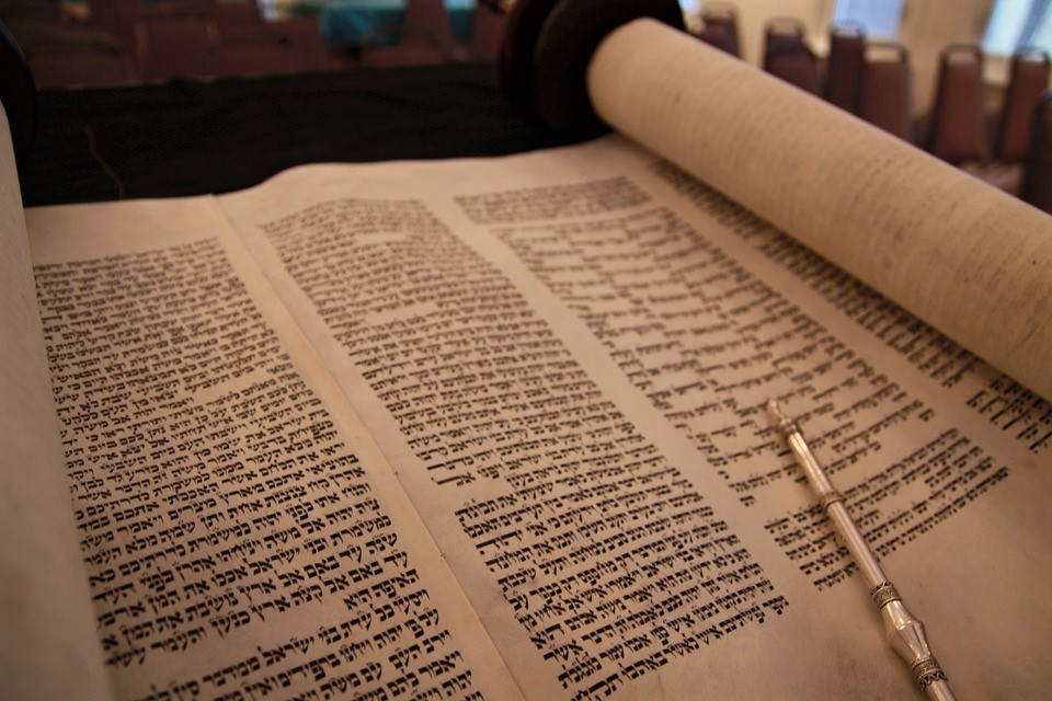 Torah scroll from synagogue that a survivor took when he left Germany