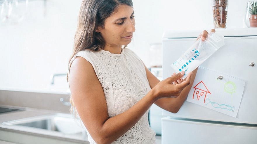 MilkStrip is a biotech and wellness company that provides real-time breast-milk decision support at home, informing new mothers about the freshness and nutrition of human milk. Credit: Courtesy.