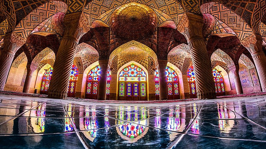 The Nasir al-Mulk mosque in Shiraz City, Iran, Sept. 6, 2013. Credit: Mohammad Reza Domiri Ganji via Wikimedia Commons.