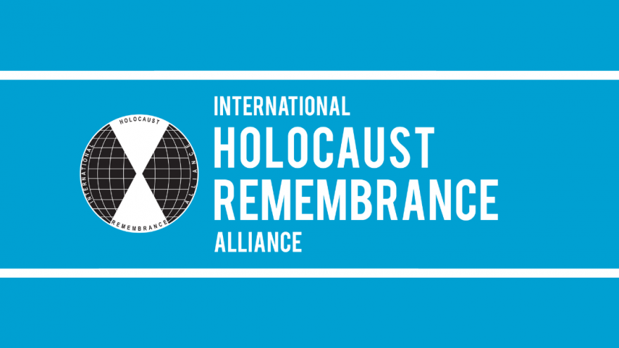 International Holocaust Remembrance Alliance logo. Source: IHRA.