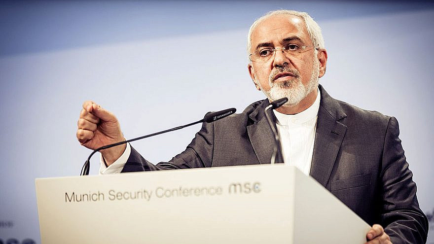 Iranian Foreign Minister Mohammad Javad Zarif speaking at the Munich Security Conference in 2019. Credit: Wikimedia  Commons/Security Conference.