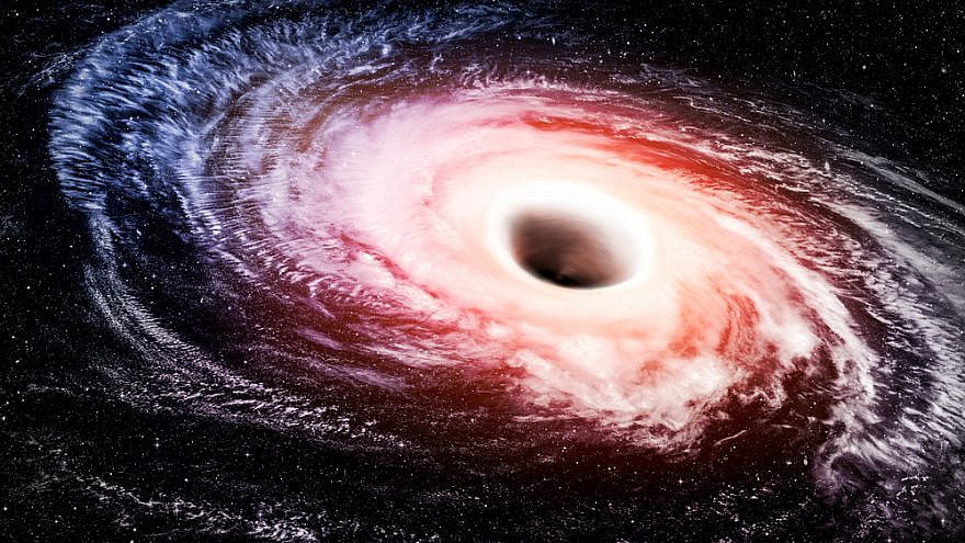 Illustration of a black hole. Credit: REDPIXEL.PL/Shutterstock.