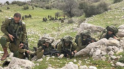Israel Defense Forces troops during an exercise. Credit: IDF Spokesperson's Unit.