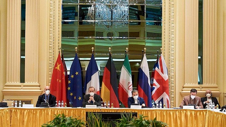 Negotiations in Vienna, Austria, between Iran and European Union, France, United Kingdom, Germany, Russia and China. Source: European External Action Service/Twitter.