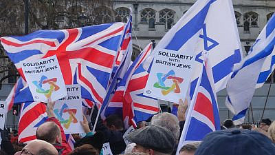 A rally against anti-Semitism in London in December 2019. Credit: Brian Minkoff/Shutterstock.