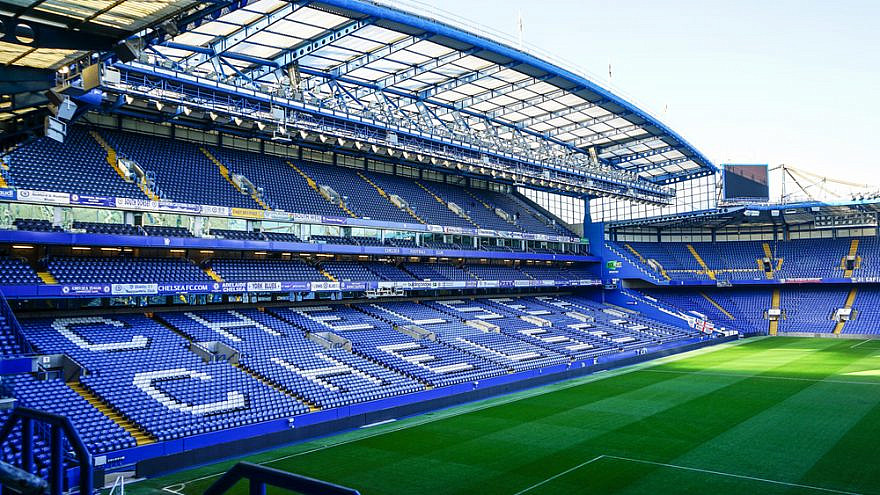 Chelsea stadium, home to Chelsea FC, one of the clubs originally involved in the European Super League. Credit: Hanafi Latif/Shutterstock.