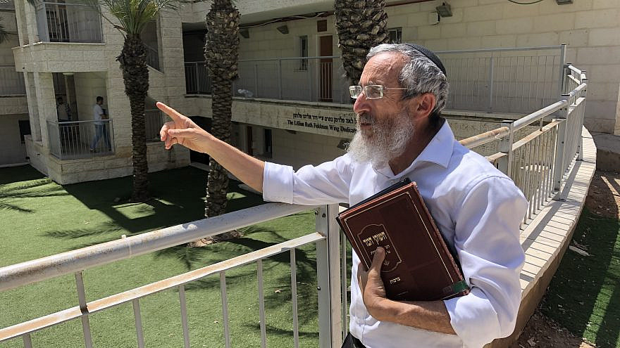 Sderot Hesder Yeshiva head Rabbi David Fendel on May 12, 2021. Photo by Josh Hasten.