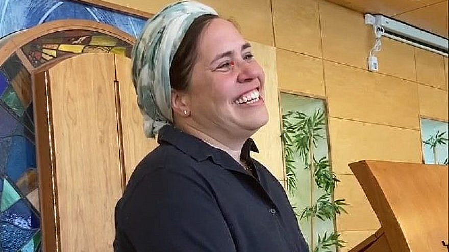 Shira Marili Mirvis, the first-ever Israeli woman appointed to be sole rabbinic leader of an Orthodox synagogue. Source: Screenshot.