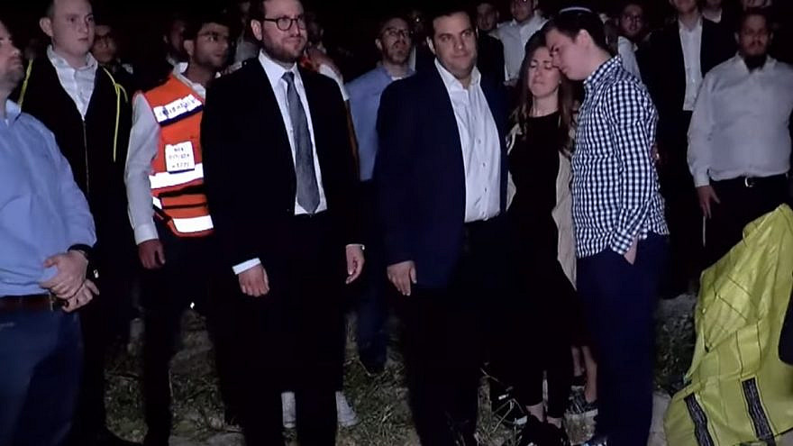 The family of Danny Morris attends his burial on Sunday in Jerusalem. Source: Screenshot.