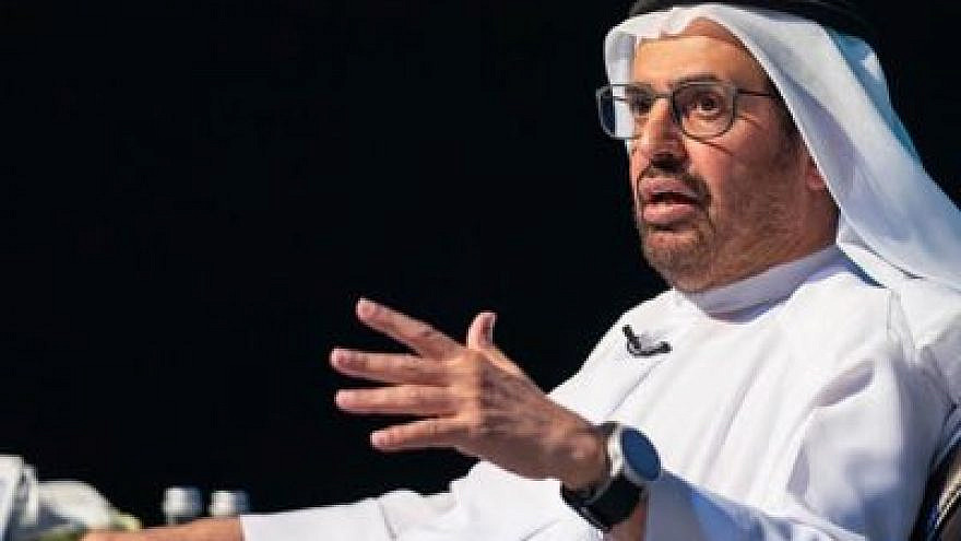Ali Rashid Al Nuaimi, chairman of the Defense Affairs, Interior and Foreign Relations Committee of the United Arab Emirates Federal National Council. Source: Twitter.