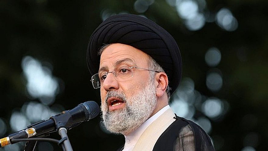 Ebrahim Raisi during Iranian presidential elections, June 14, 2021. Credit: Armin2210 via Wikimedia Commons.