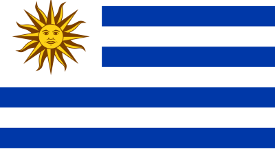 Flag of Uruguay. Credit: Wikimedia Commons.