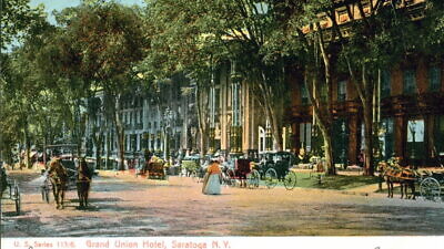 Grand Union Hotel, Saratoga Springs, N.Y. Credit: 1907 postcard via Wikimedia Commons.
