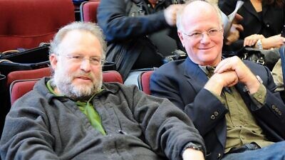Jerry Greenfield (left) and Ben Cohen, founders of the Ben & Jerry's ice-cream company, Oct. 24, 2010. Credit: Wikimedia Commons.