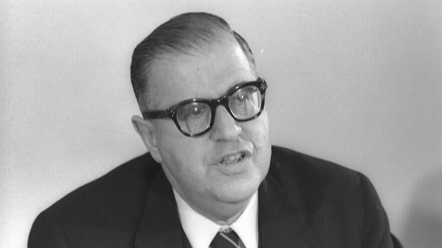 Abba Eban in 1969. Credit: Fritz Cohen.