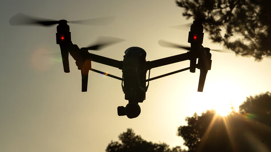 Illustration of a drone, Aug. 17, 2020. Photo by Moshe Shai/Flash90.