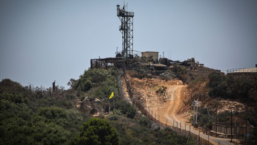 An Israel Defense Forces military outpost on the border between Israel and Lebanon, July 20, 2021. Photo by David Cohen/Flash90.
    