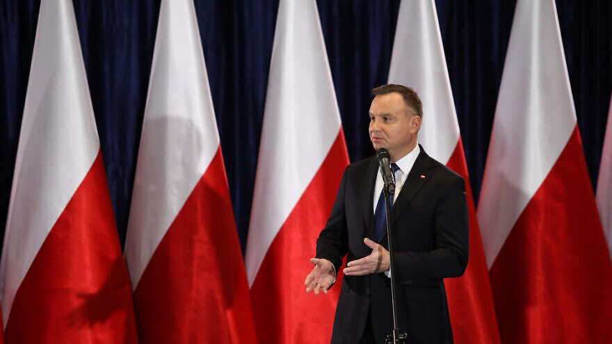 Polish President Andrzej Duda. Credit: 
Grabowski Foto/Shutterstock.