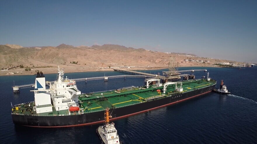 Oil tanker in the Red Sea. Credit: EAPC.