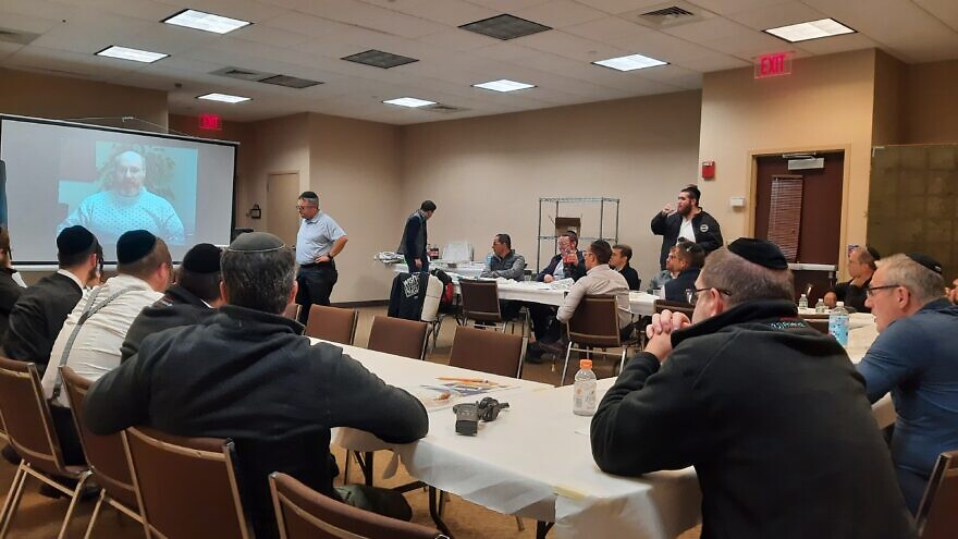 Bergen Hatzalah members take a CEVO course on Monday, October 18, in Englewood, NJ.