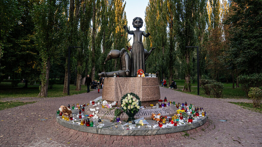 A statue at the Babyn Yar Holocaust Memorial Center. Source: Photographers Archive (The Gate).