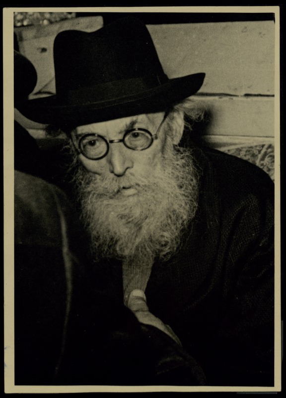 The “Hazon Ish,” Rabbi Avraham Yeshaya Karelitz (1878-1953). Credit: From the Abraham Schwadron Portrait Collection at the National Library of Israel.