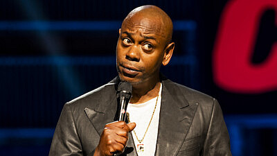 Comedian Dave Chappelle in the “The Closer,” 2021. Credit: Netflix.