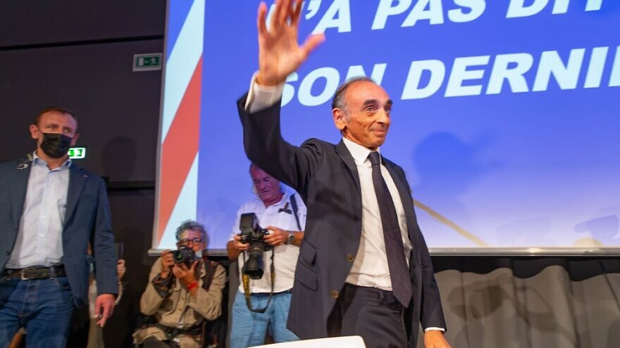 Éric Zemmour, French political journalist, writer, essayist, columnist and polemicist, in Nice, in the south of France, to promote his latest book. Credit: Macri Roland/Shutterstock.
