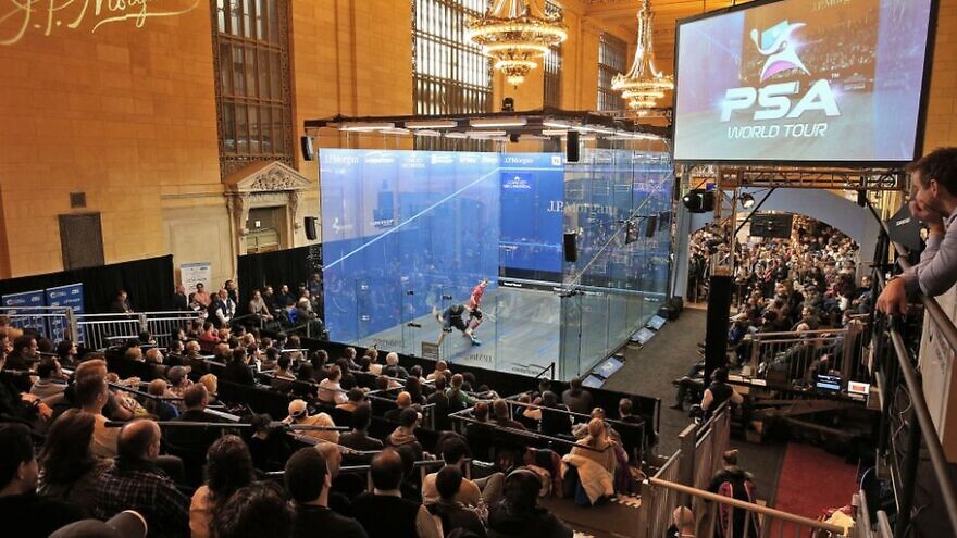 Squash Tournament of Champions 2019, Grand Central Station, New York City, July 17, 2019.