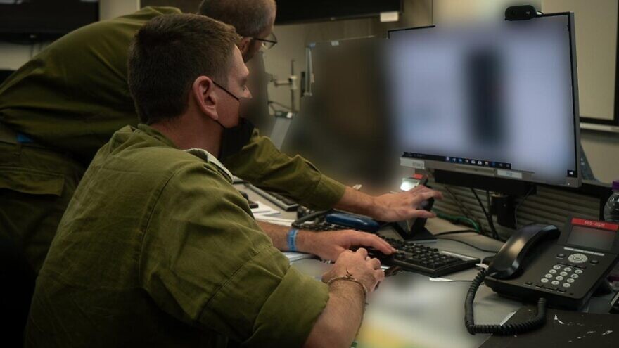 The Fire Control Center of the Israel Defense Forces Southern Command held its first war drill since the May “Operation Guardian of the Walls,” Nov. 30, 2021. Credit: IDF Spokesperson’s Unit.