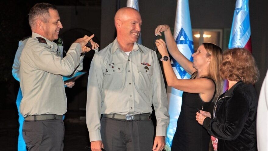 Maj. Gen. Sa’ar Tzur officially becomes commander of the Israel Defense Forces Northern Formation Commander on Nov. 22, 2021. Credit: IDF Spokesperson's Office.