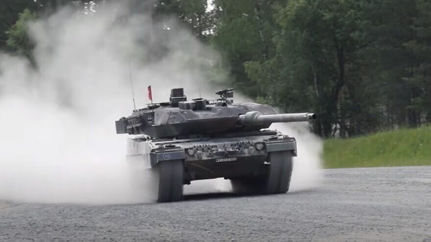 A German Leopard 2 main battle tank. Source: YouTube