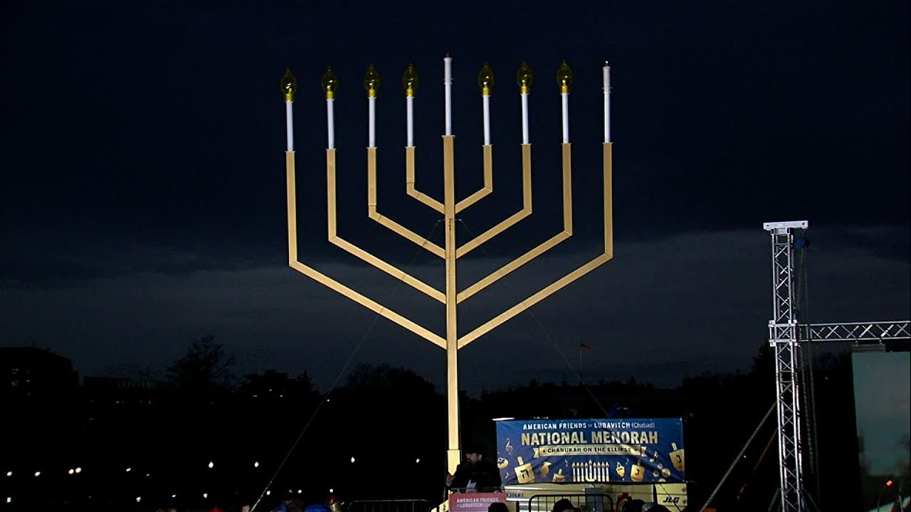 In wake of anti-Semitic incidents, Hanukkah menorah-lightings evoke ...