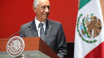 Portugal's President Marcelo Rebelo de Sousa speaks during a visit to Mexico in 2017. Credit: Presidency of the Mexican Republic via Wikimedia Commons.