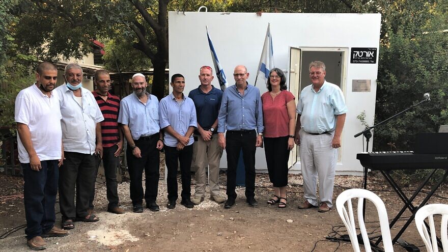 A new bomb shelter at Kibbutz Usha in the Western Galilee near the city of Kiryat Ata. Credit: Christian Embassy Jerusalem/Operation Lifeshield.