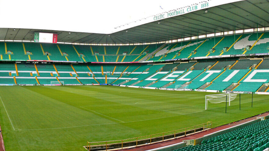 Celtic Park soccer field for Celtic FC, Sept. 6, 2006. CreditL Zhi Yong Lee from Glasgow via Wikimedia Commons.
