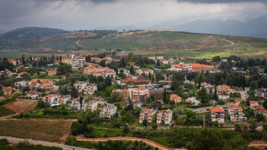 View of the northern Israeli town of Metula near the border between Israel and Lebanon on April 20, 2019. Photo by Flash90.