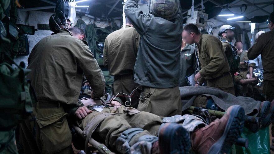 An Israel Defense Forces' Command Brigade prepares field operating rooms that can be set up in enemy territory. Credit: IDF Spokesperson's Unit.