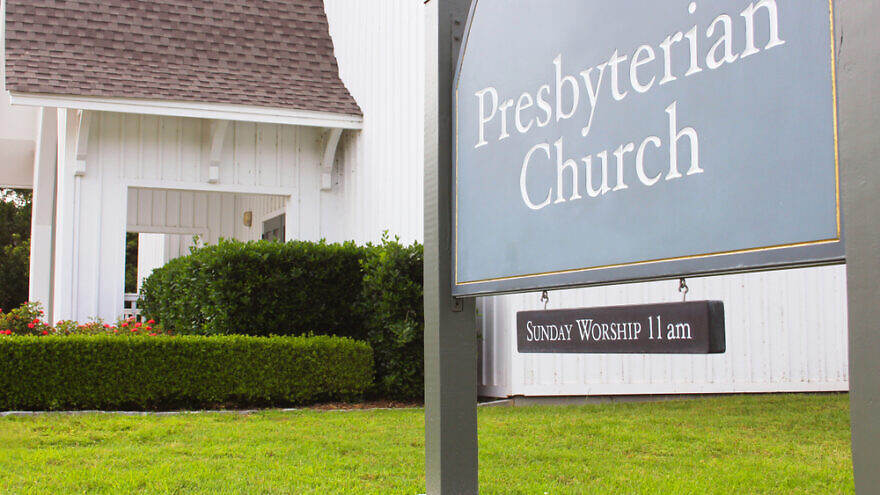 A small Presbyterian Church. Credit: LMPark Photos/Shutterstock.