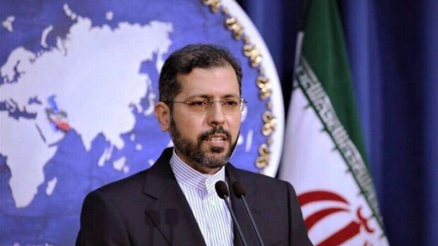 Iranian Foreign Ministry Spokesman saeed Khatibzadeh. Credit: Tehran Times.