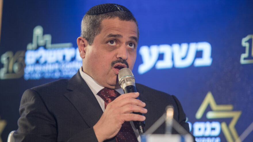 Former Israel Police Chief Roni Alsheikh speaks at the 16th annual Jerusalem Conference of the "Besheva" group, on Feb. 12, 2019. Photo by Hadas Parush/Flash90.