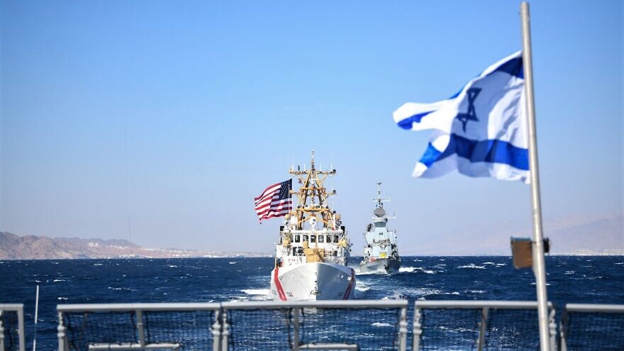 Israel's Navy took part in the world’s largest naval exercise in February 2022. Credit: IDF Spokesperson's Unit.