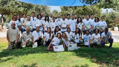 The 2022 "Foresters of the Future" cohort. Credit: KKL-JNF